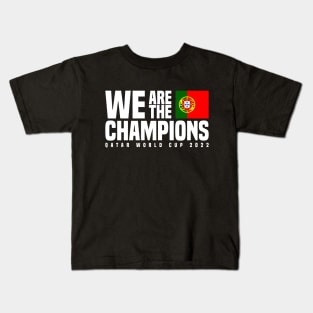 Qatar World Cup Champions 2022 - Portugal Kids T-Shirt